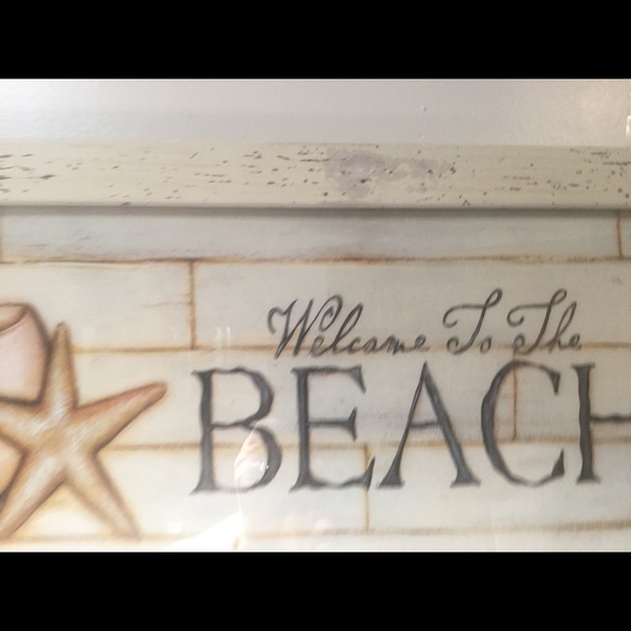 Pre-Loved Welcome To Beach Picture - Picture 2 of 2